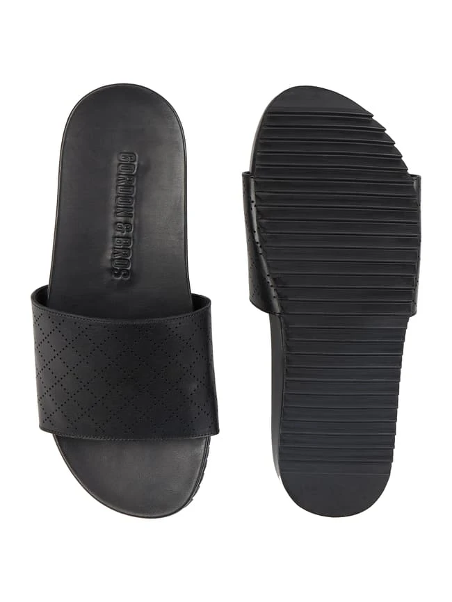 Gordon & Bros Pantolette Aus Leder Modell 'Storm' - Schwarz 6 Gordon & Bros Pantolette Aus Leder Modell 'Storm' - Schwarz – Bild 4