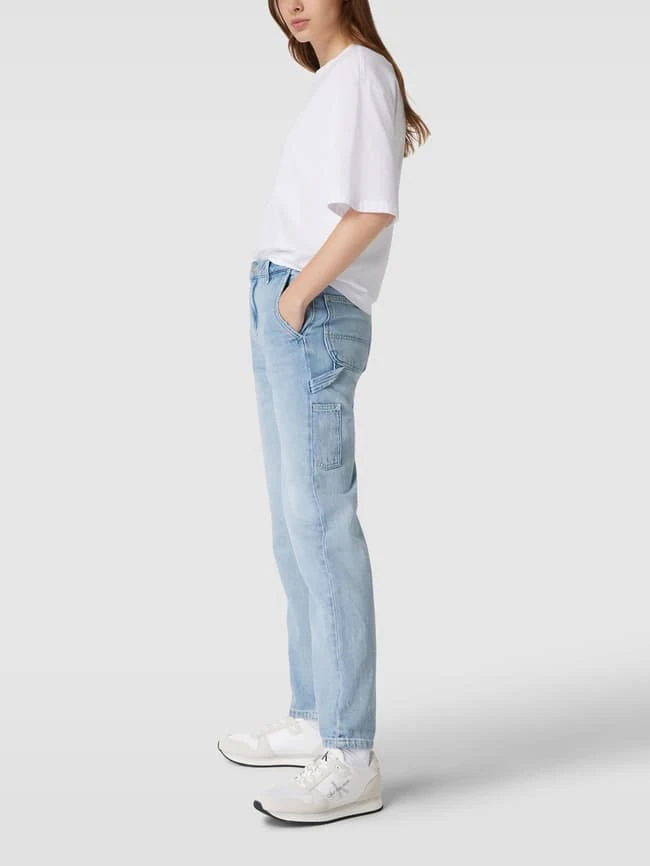 Calvin Klein Jeans Sneaker Aus Leder-Mix Mit Label-Details - Weiß 3 Calvin Klein Jeans Sneaker Aus Leder-Mix Mit Label-Details - Weiß