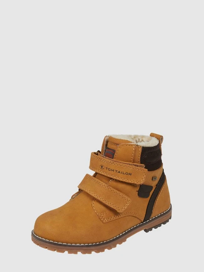 Tom Tailor Boots In Leder-Optik - Camel 3 Tom Tailor Boots In Leder-Optik - Camel