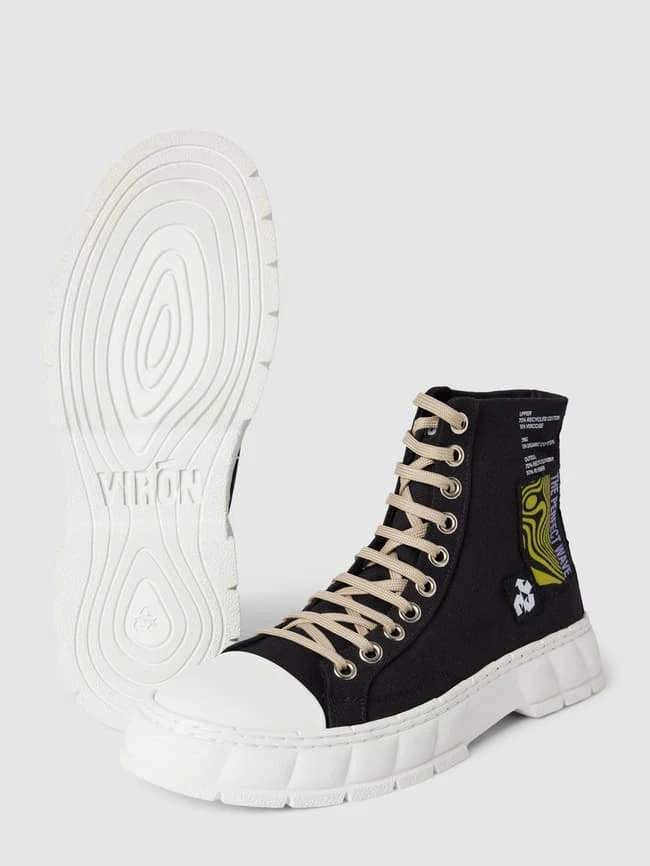 Viron High Top Sneaker Mit Schnürverschluss Modell '1968 Daze' - Schwarz 5 Viron High Top Sneaker Mit Schnürverschluss Modell '1968 Daze' - Schwarz – Bild 3