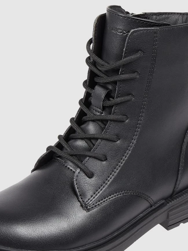 Geox Boots In Leder-Optik Modell 'Eclair' - Schwarz 4 Geox Boots In Leder-Optik Modell 'Eclair' - Schwarz – Bild 2
