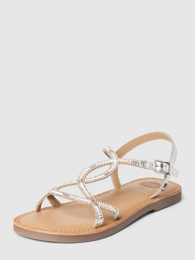 Gioseppo Zehentrenner Mit Strasssteinbesatz Modell 'DELAND' - Silber 3 Gioseppo Zehentrenner Mit Strasssteinbesatz Modell 'DELAND' - Silber