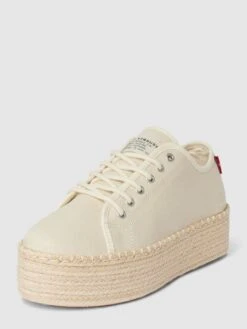 Levi’s® Acc. Plateau-Sneaker Mit Label-Detail - Weiß