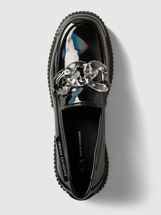 ARMANI EXCHANGE Penny-Loafer Mit Zier-Applikation - Schwarz 7 ARMANI EXCHANGE Penny-Loafer Mit Zier-Applikation - Schwarz – Bild 5