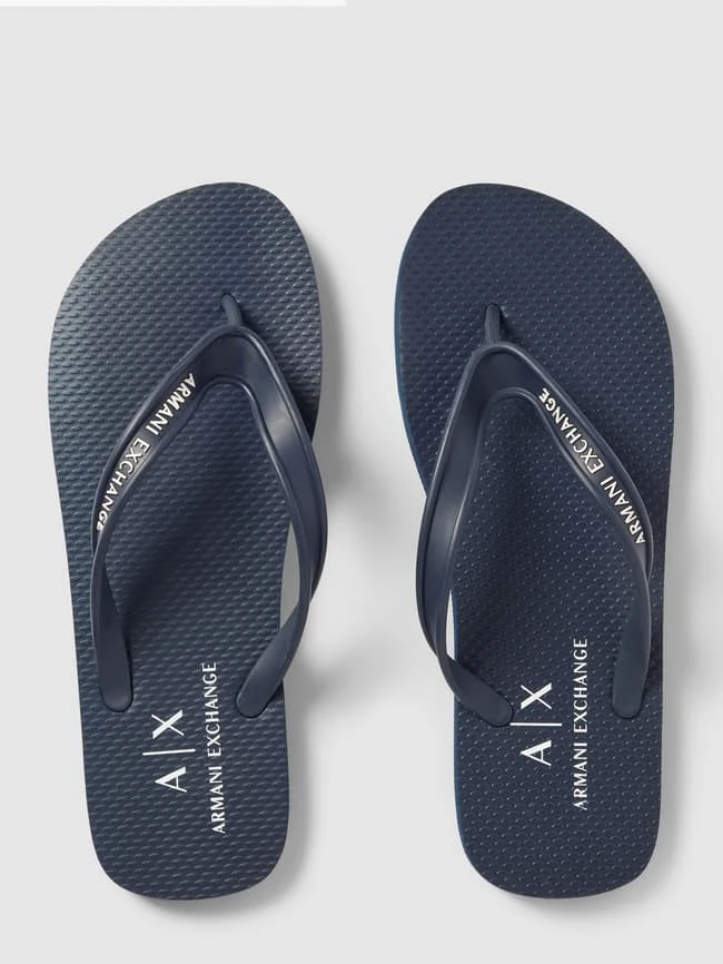 ARMANI EXCHANGE Zehentrenner Mit Label-Details - Dunkelblau 7 ARMANI EXCHANGE Zehentrenner Mit Label-Details - Dunkelblau – Bild 5