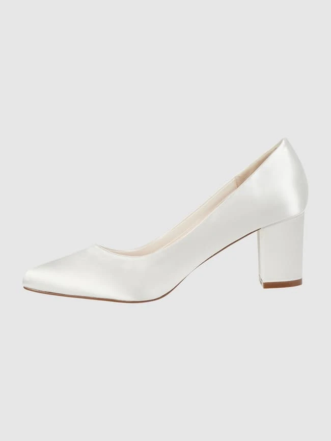 Rainbow Club Brautschuhe Aus Satin Modell 'Debora' - Offwhite 5 Rainbow Club Brautschuhe Aus Satin Modell 'Debora' - Offwhite – Bild 3