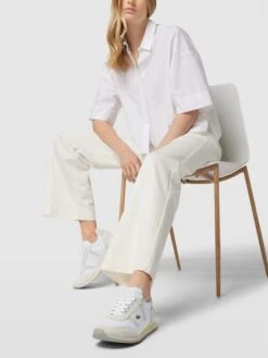 Lacoste Sneaker Mit Label-Stitching - Weiß